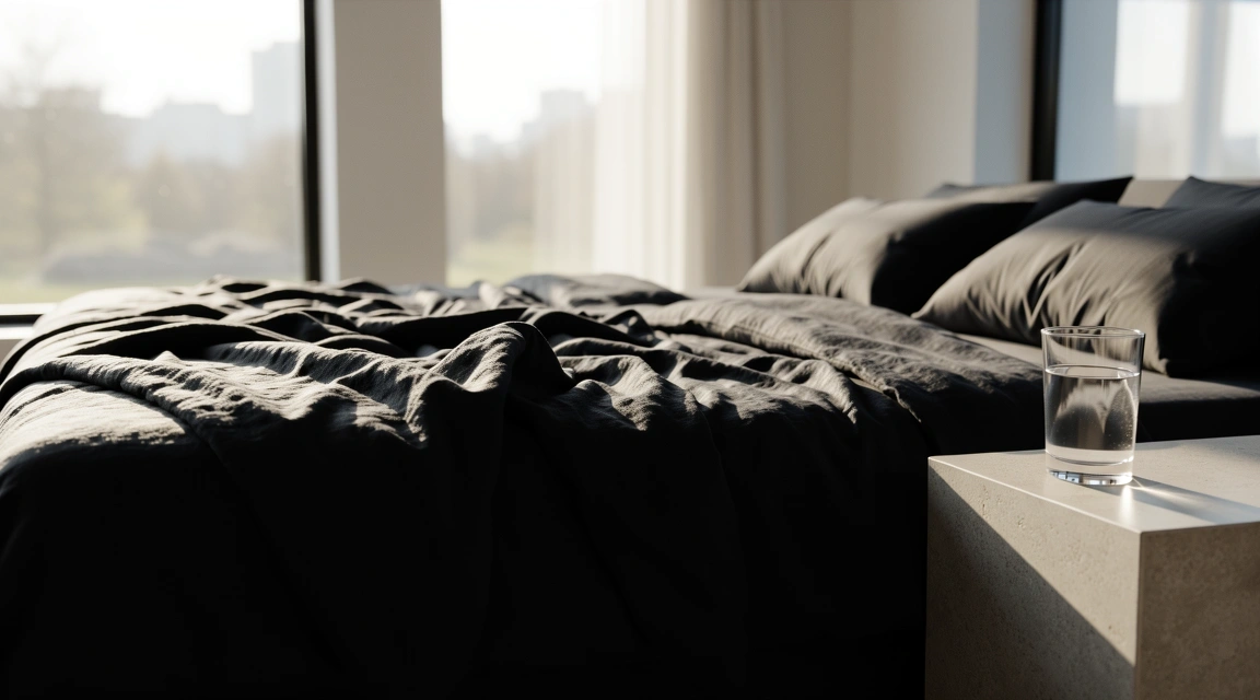 Morgensonne im Schlafzimmer
